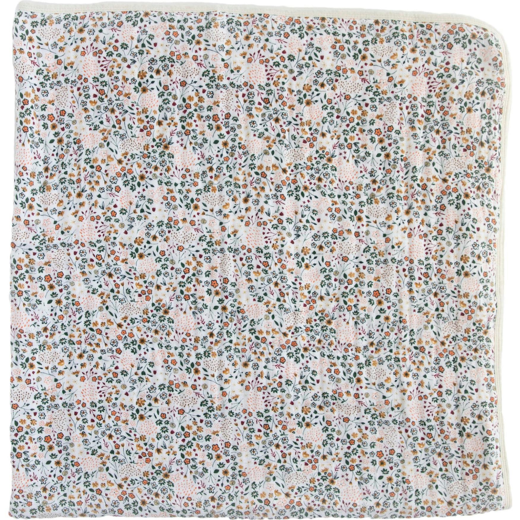 Original Cotton Muslin Quilt - Pressed Petals