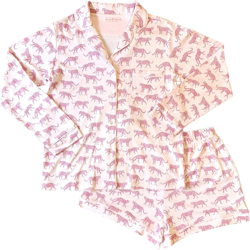 Pink Cheetah Mom Pajamas
