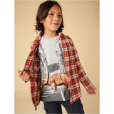 Dino in Seoul Graphic Tee, Blue