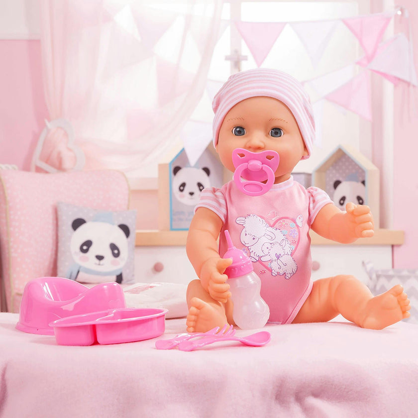 Piccolina Newborn 16" Pink Baby Doll