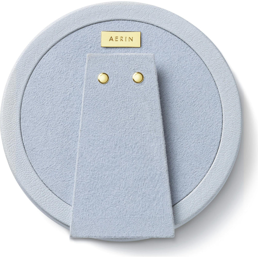 Piero Leather Round Frame