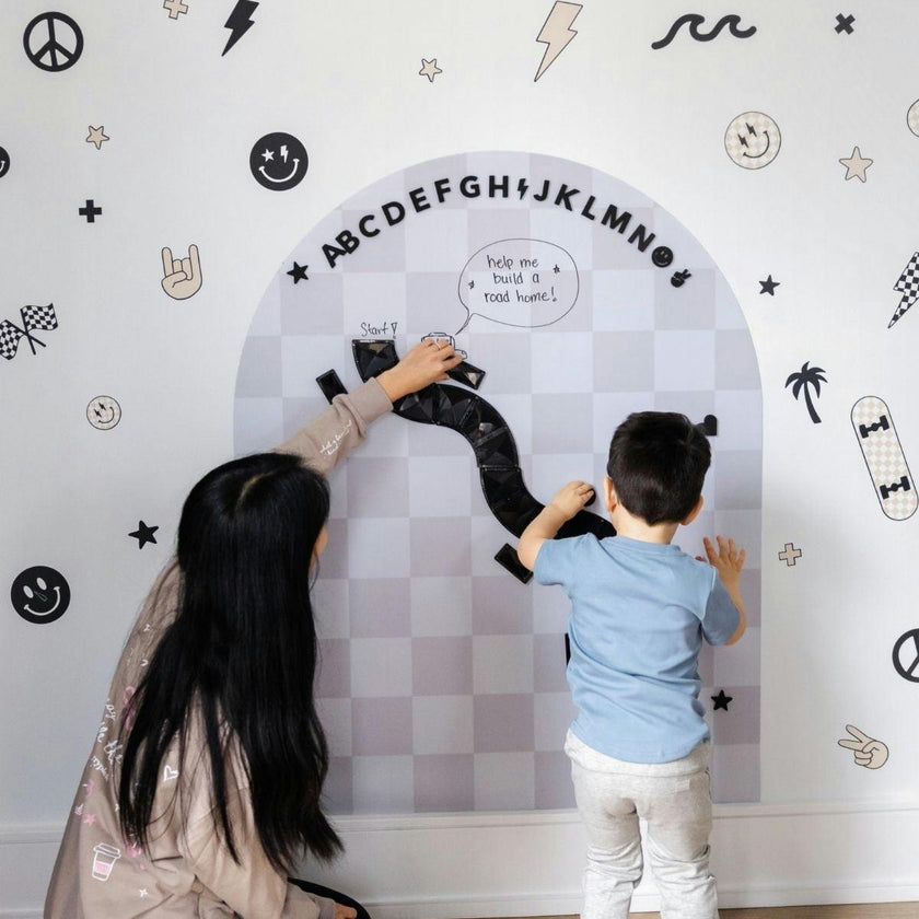 MEGA Magic Playwall - Arch Magnetic Wall Decal for Kids