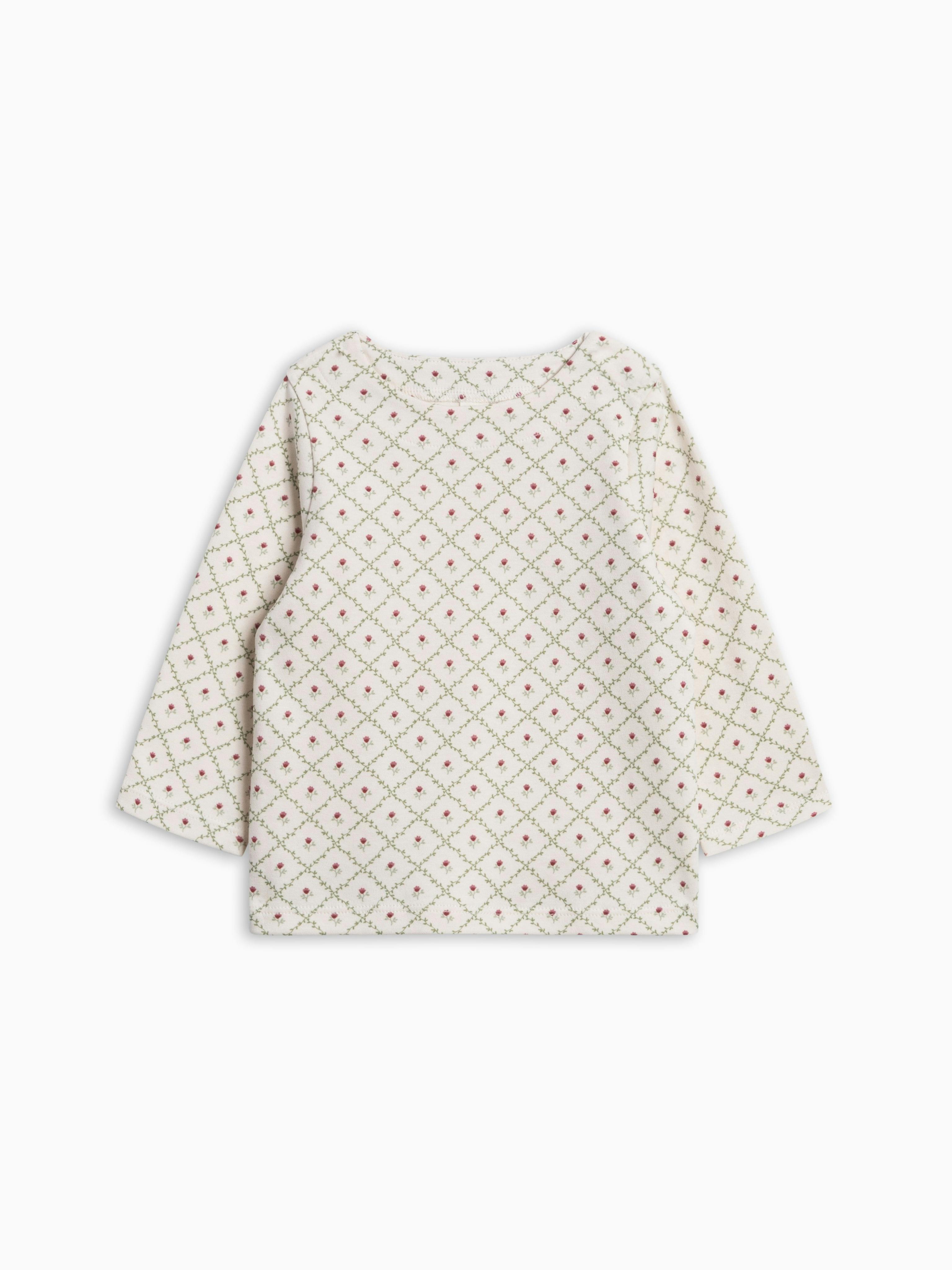 Ryle Snap Shoulder Top - Hedge Floral