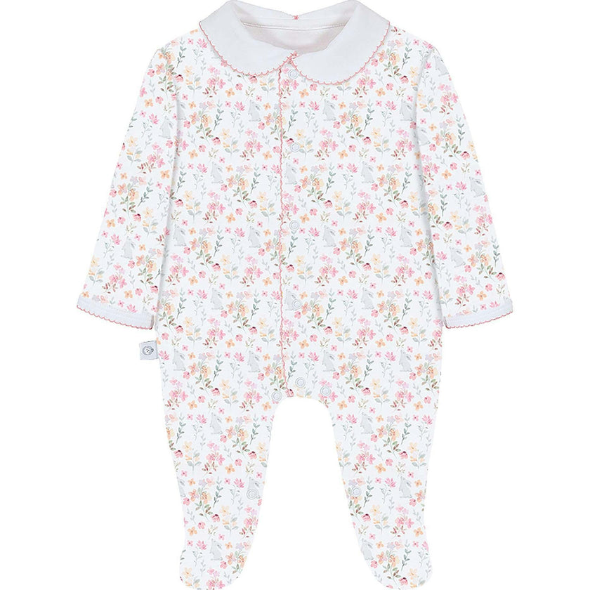 Winter Flowers Pima Baby Pajama