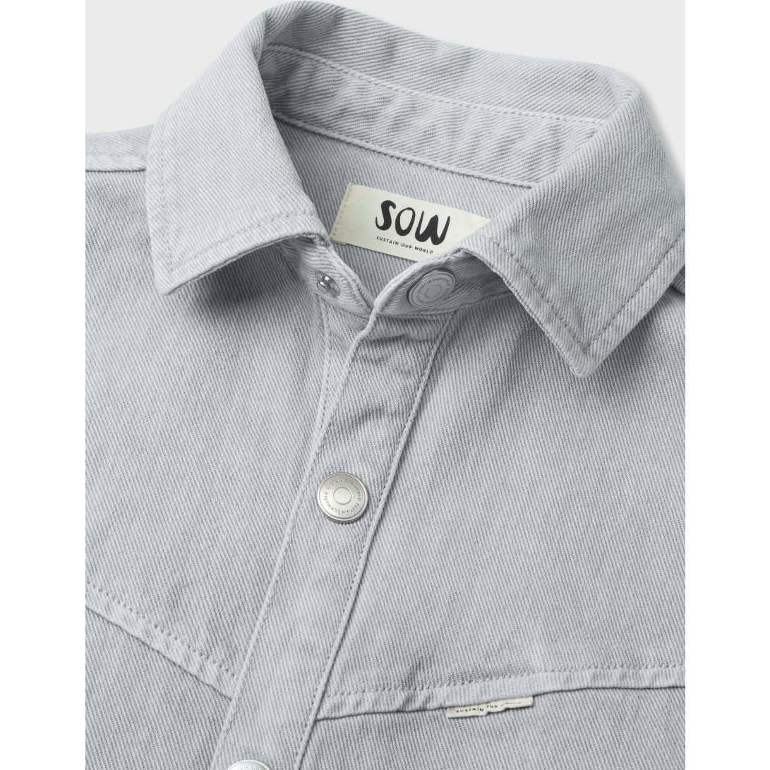 Organic Cotton Denim Balloon Overshirt