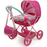 Baby Alive Deluxe Classic Doll Pram - Pink & Rainbow