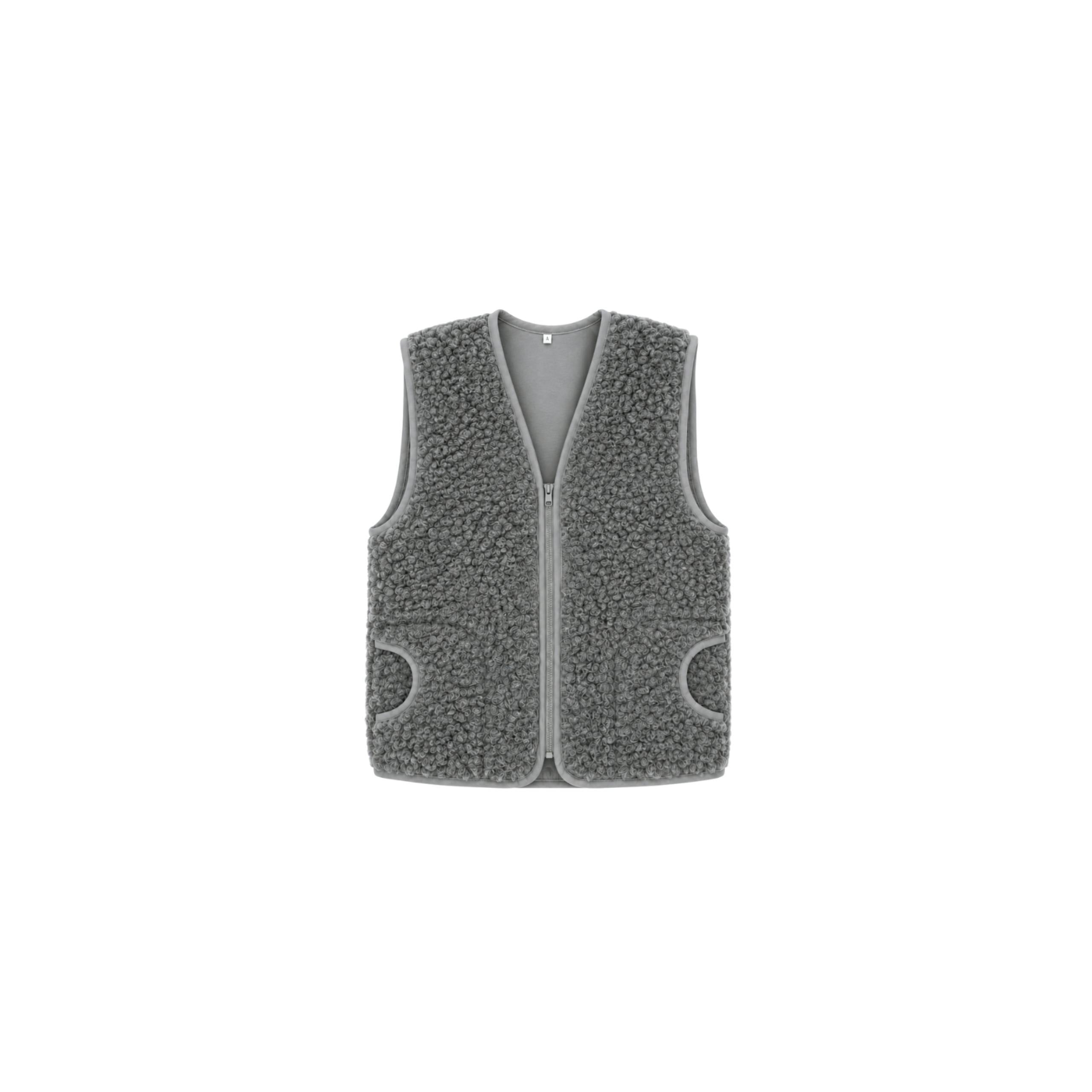 WOMEN'S WOOL VEST WITH LINING