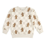 Gingerbread Christmas Checkered Sweatshirt