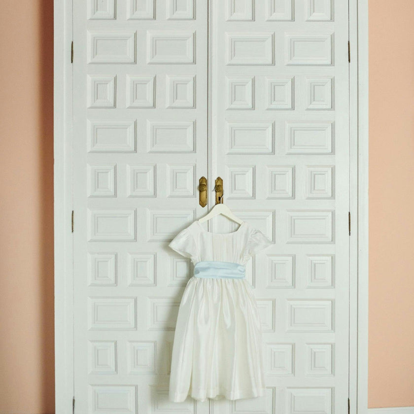 Ivory Emilie Silk Ceremony Girl Dress
