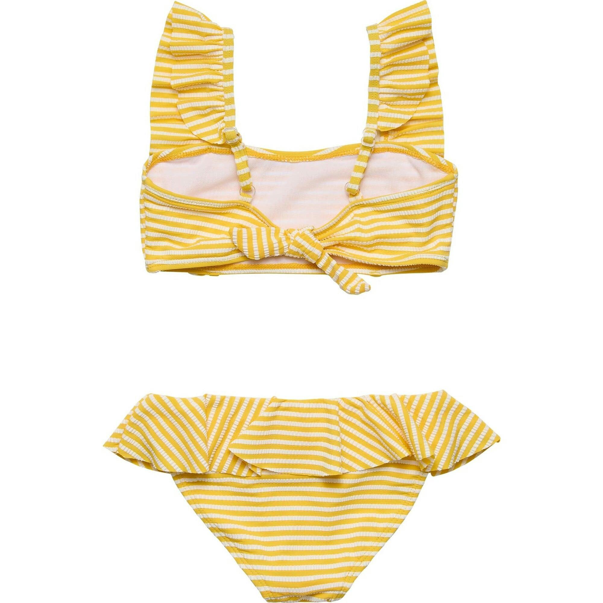 Sunshine Stripe Frilled Bikini