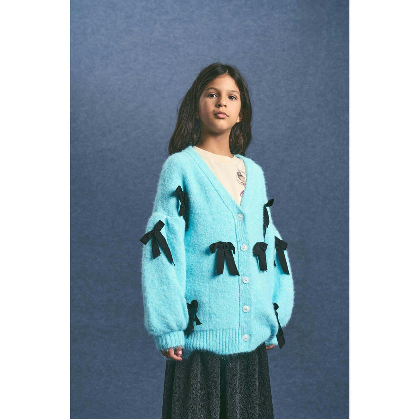 BOW KNIT CARDIGAN