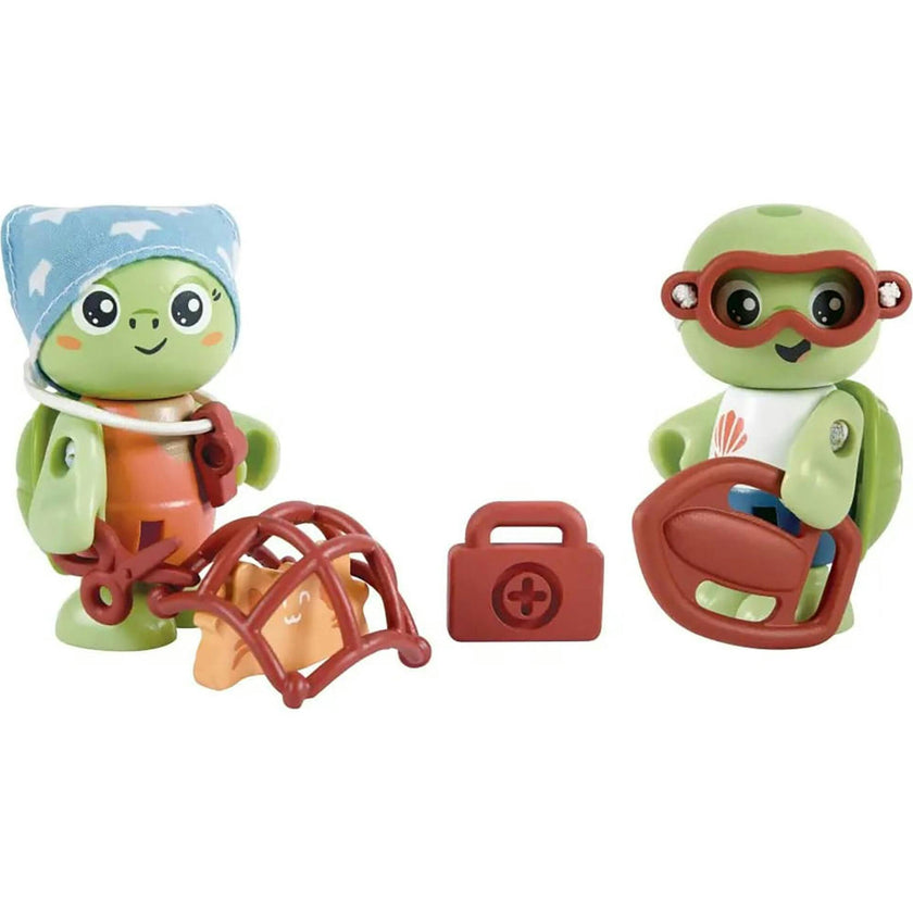 Hape: Kayl & Wai Set - 2 Articulated Toy Figurines