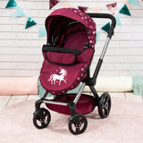 Bayer Design Dolls: Pram Xeo - Burgundy