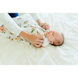 Cotton Muslin Sleep Bag - Watercolor Roses