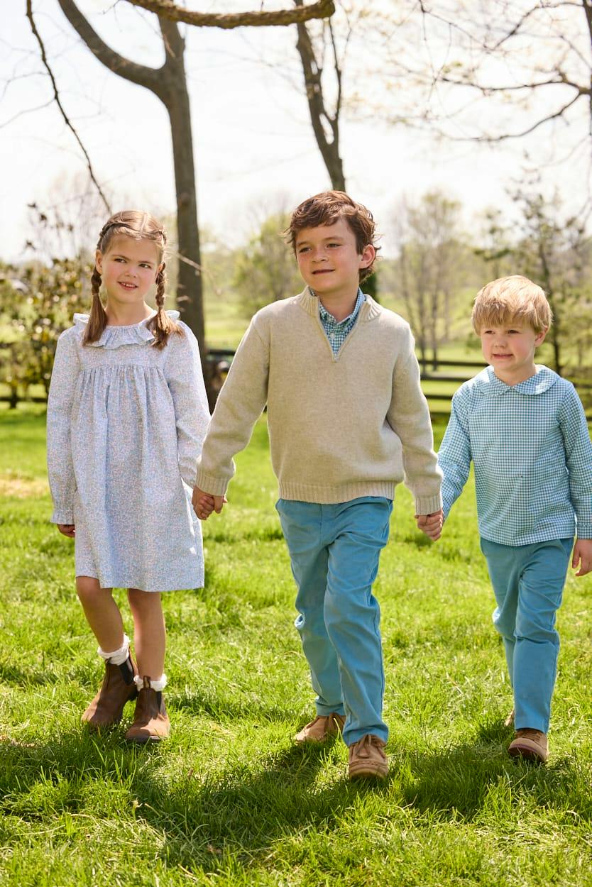 Peter Pan Shirt - Alpine Gingham