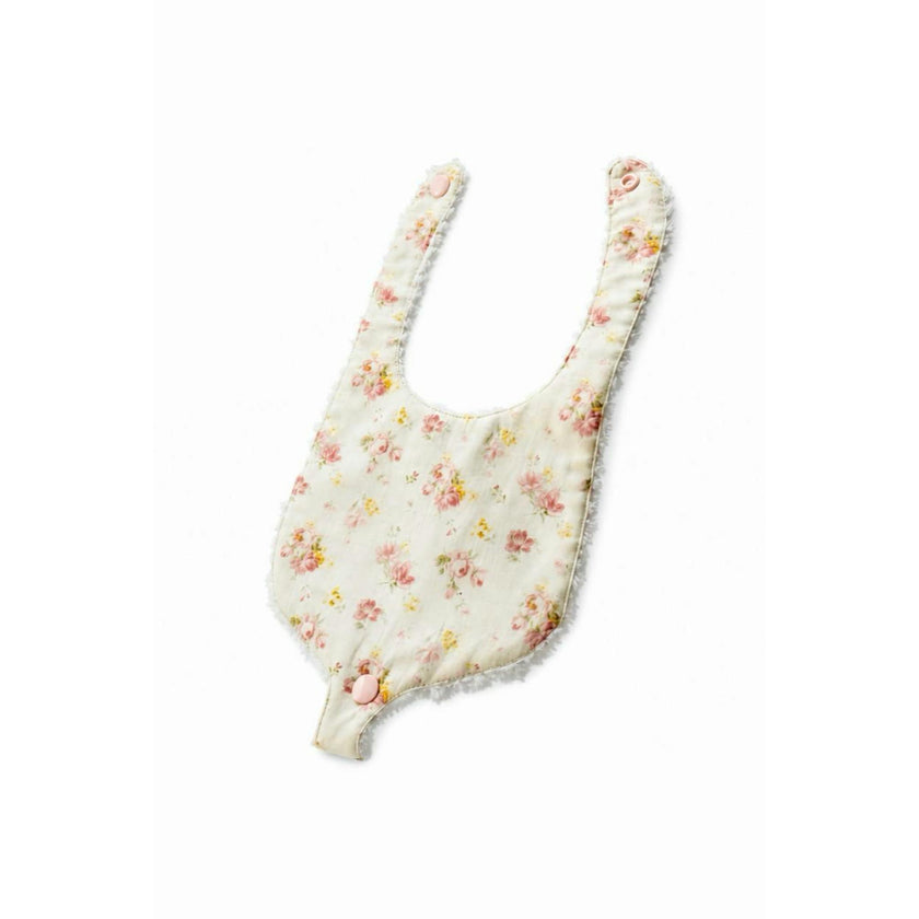 Soothe and Snap Pacifier Bib-Antique Rose