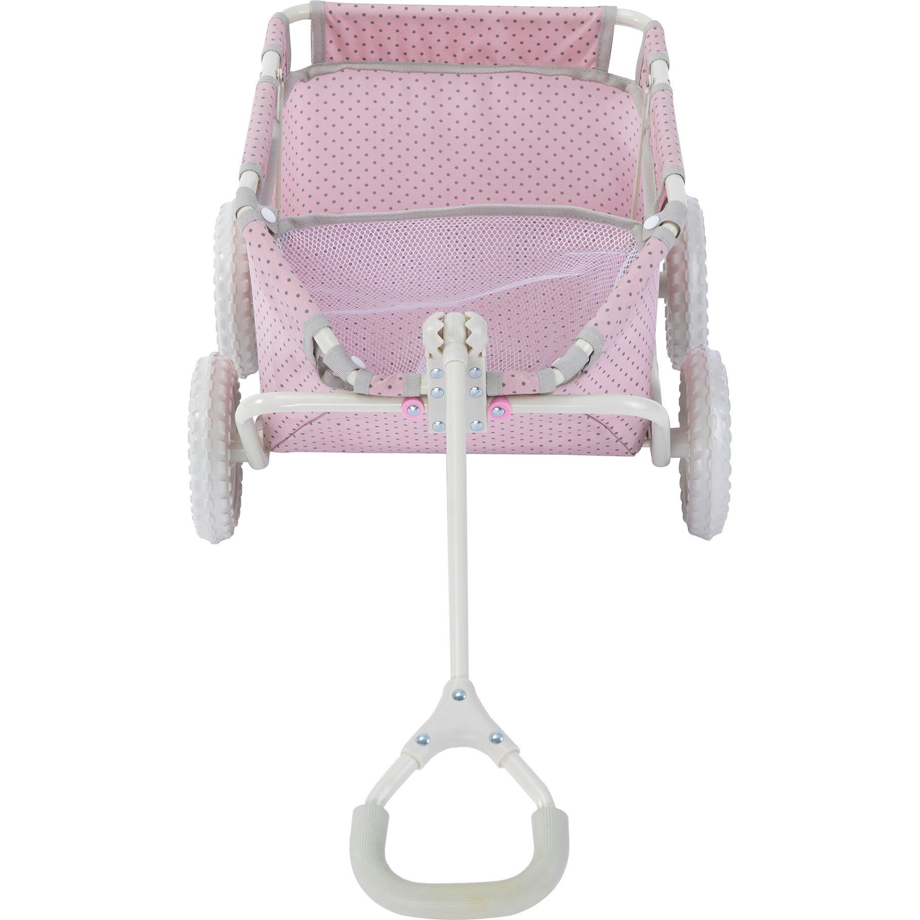 Polka Dots Princess Doll Wagon