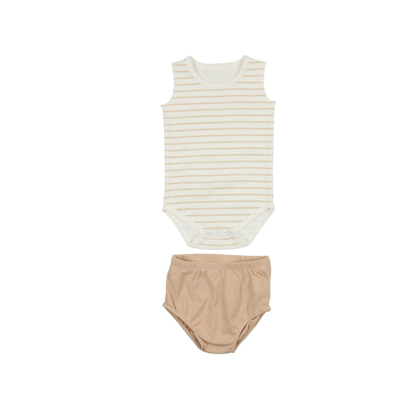 Boys Striped Top With Bloomer