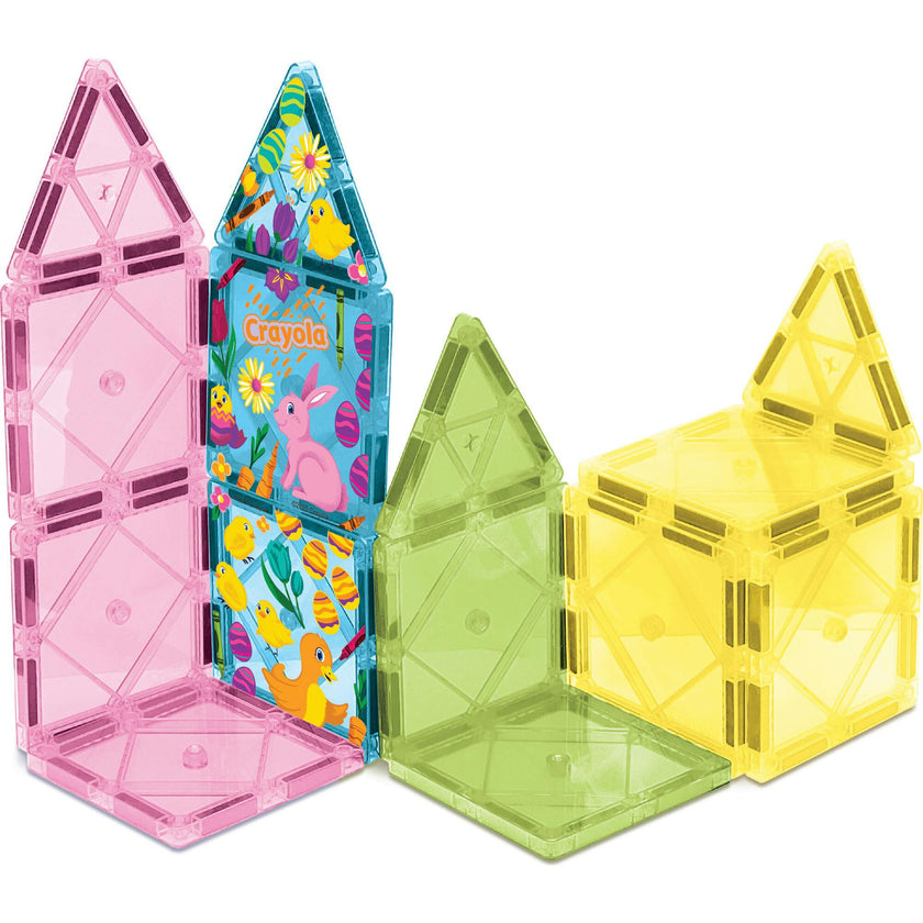 Crayola Easter Magnetic Tiles 14-Piece Starter Set
