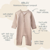 HARLEY Matelasse Romper Jumpsuit