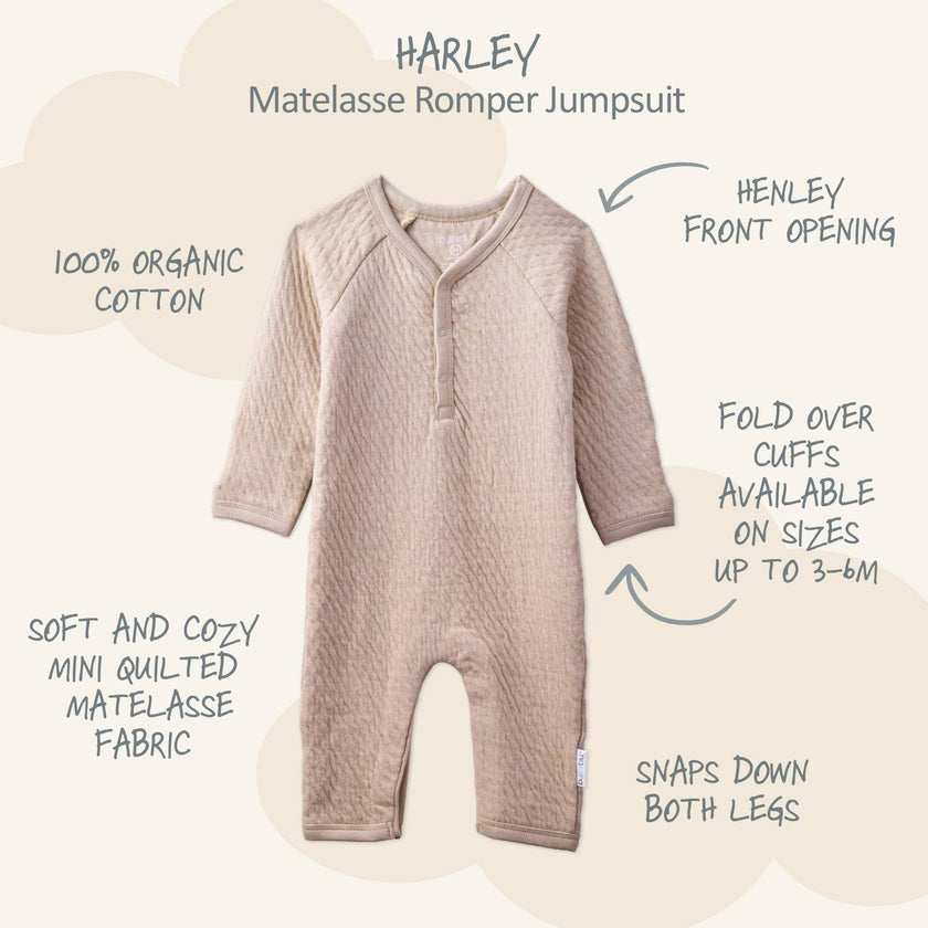 HARLEY Matelasse Romper Jumpsuit