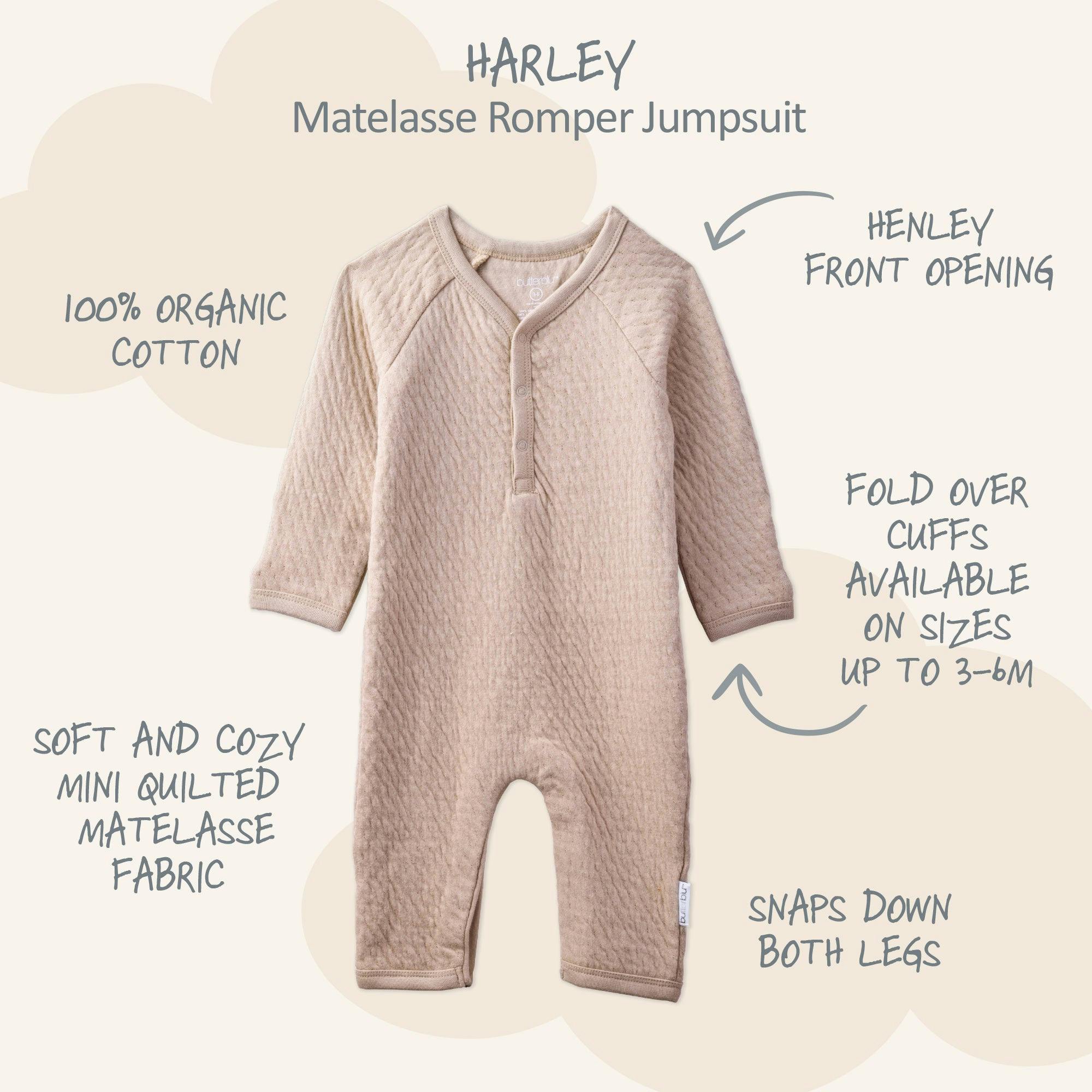 HARLEY Matelasse Romper Jumpsuit