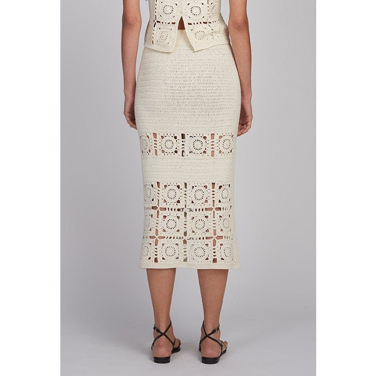 JANA CROCHET SKIRT | IVORY