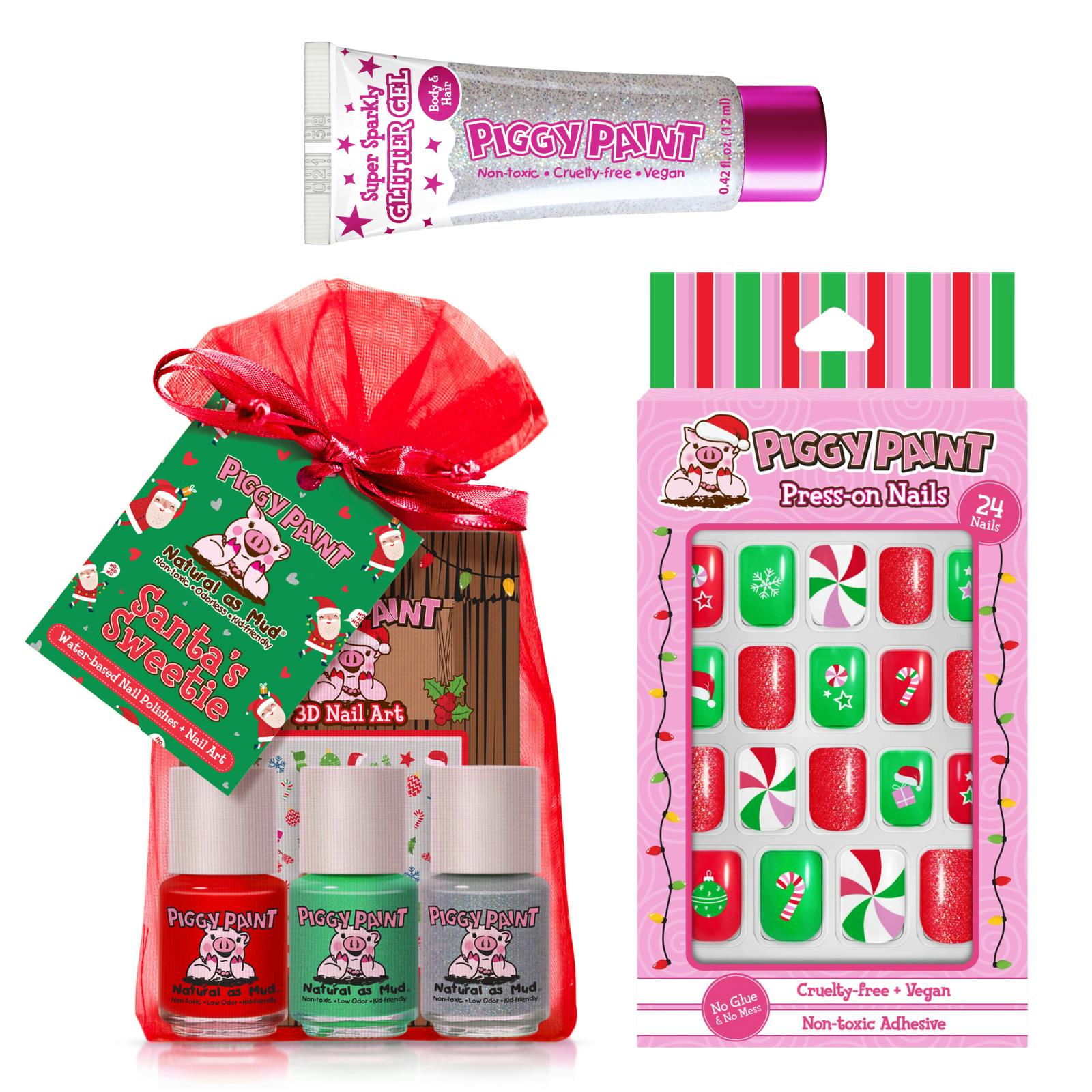 Piggy Paint Holly Jolly Sparkle Set