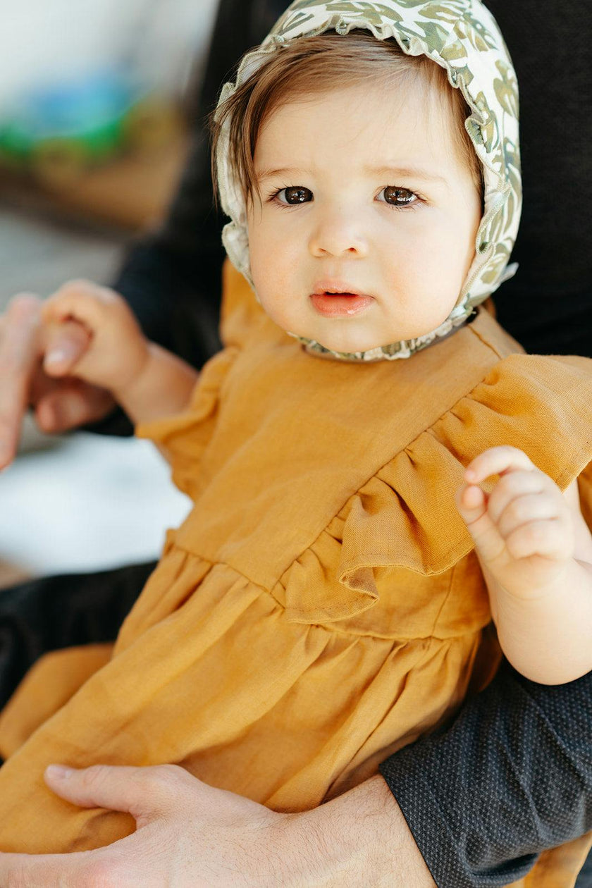 Island Leaf Cotton Stretch Bonnet