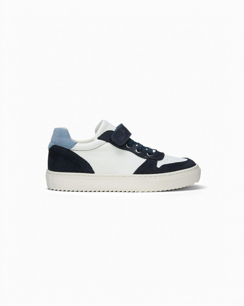 Hampton Classics Woody Sneaker in White/Navy