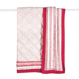 Block-Printed Cotton Crib Quilt
