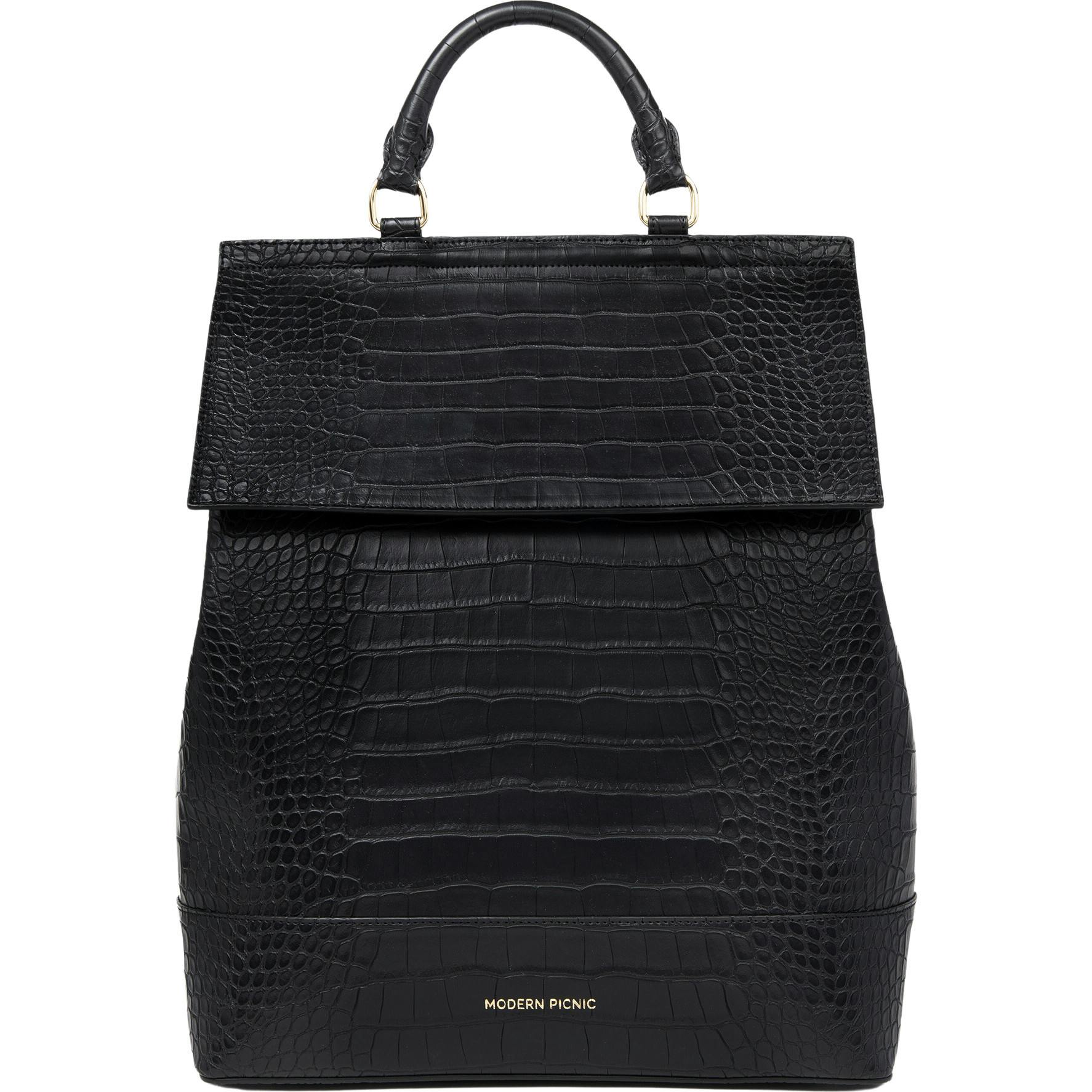 Women's Vegan Leather Padded Laptop Sleeve Backpack