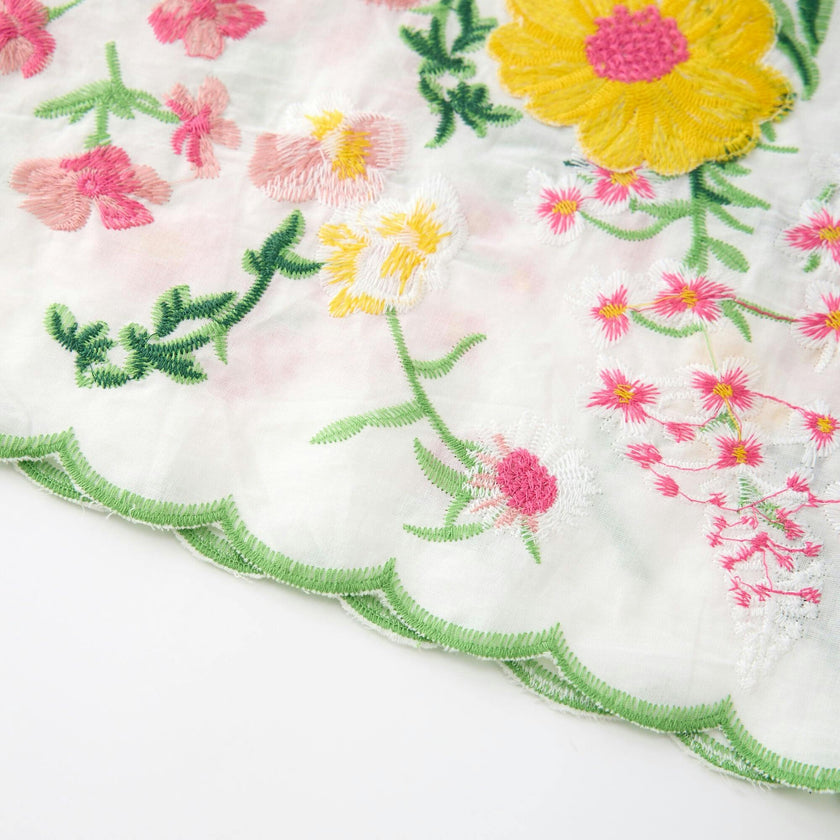 Kaylee Cotton Embroidered Maxi Dress
