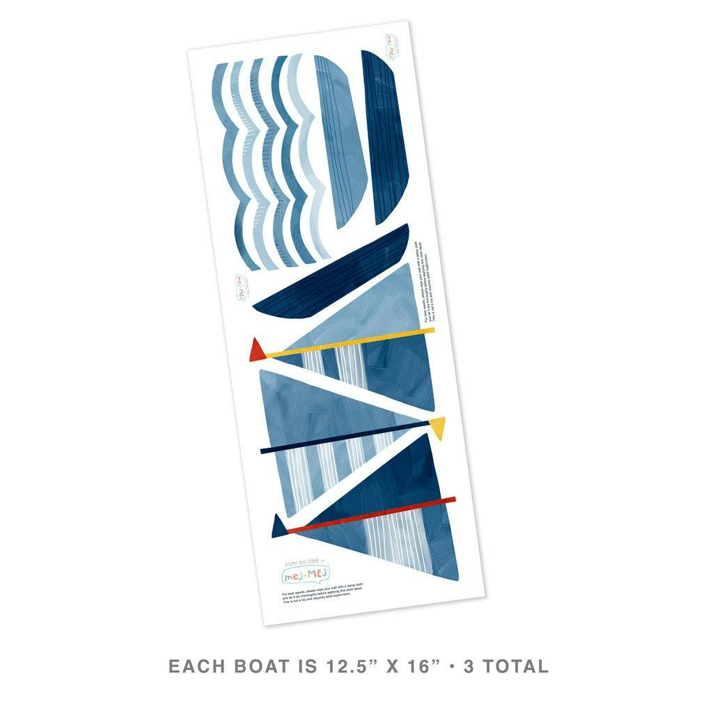 Three Boats • Peel-and-Stick Wall Decals