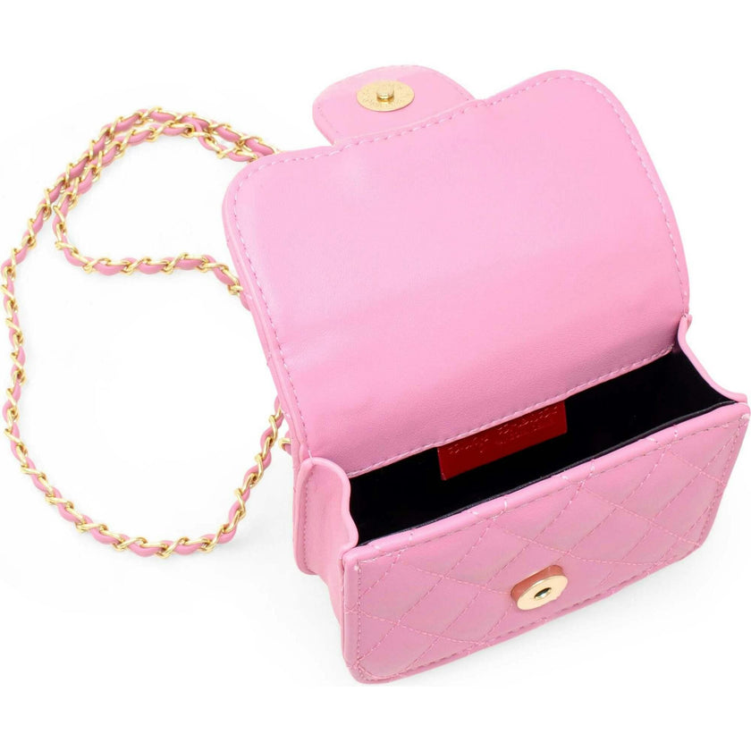 Tiny Quilted Ballet Charm Handbag