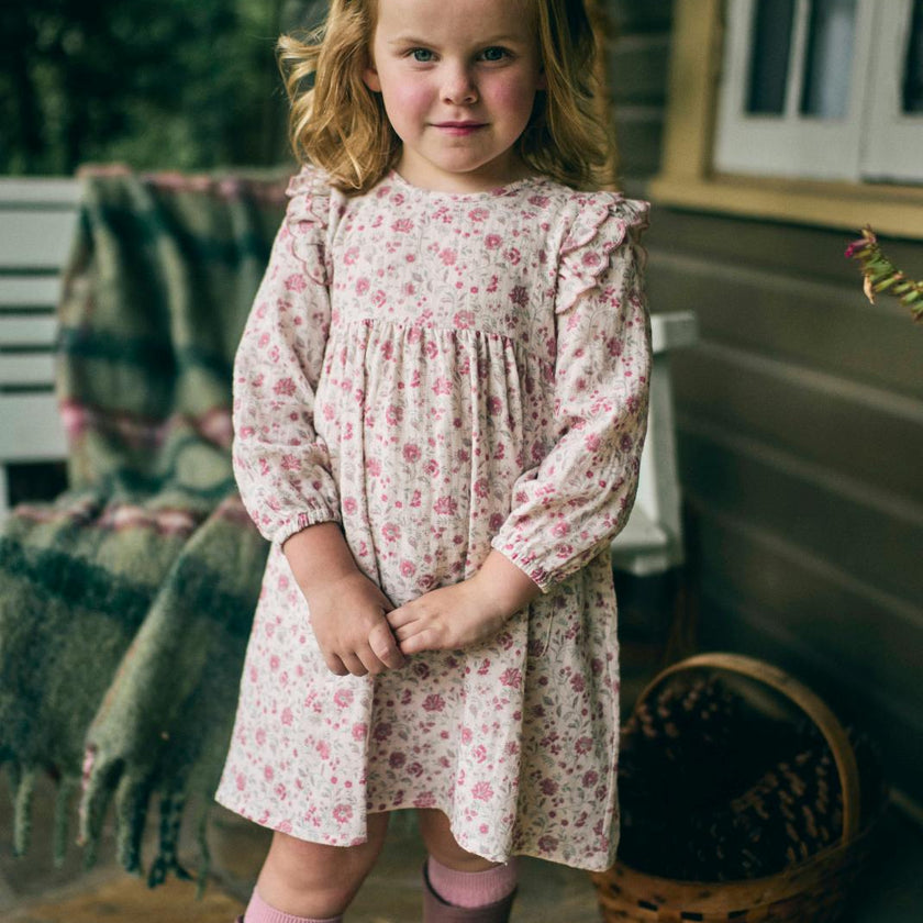 Kate Dress in Blushing Blooms