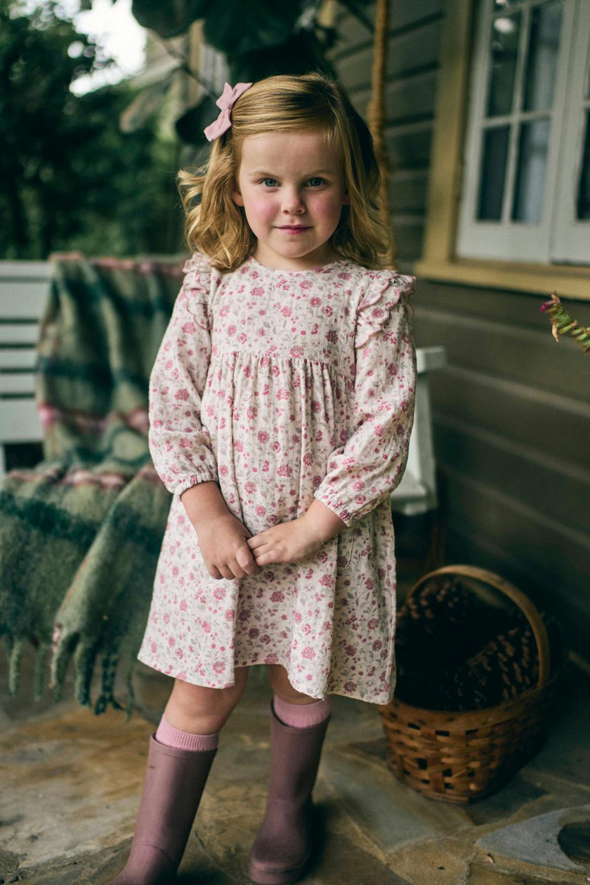 Kate Dress in Blushing Blooms