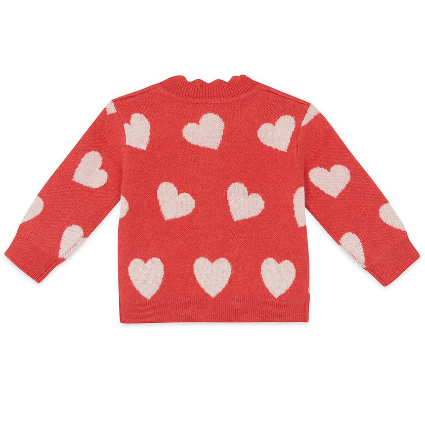 Mina Heart Baby Cardigan