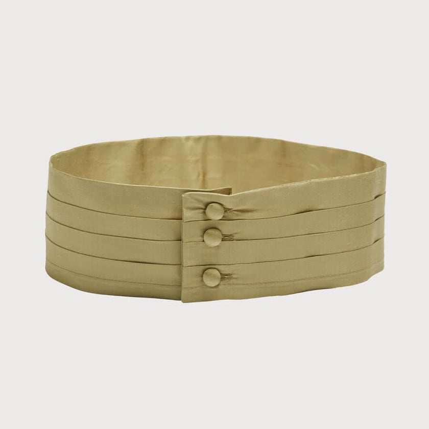 Green Silk Pageboy Cummerbund