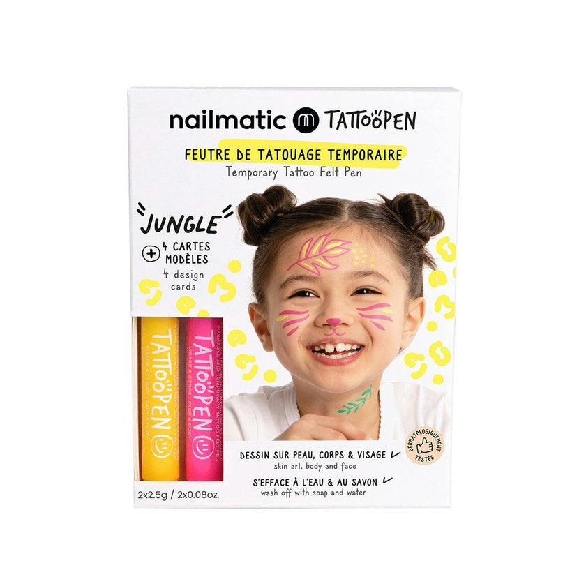 Tattoo Pen Set for Kids JUNGLE