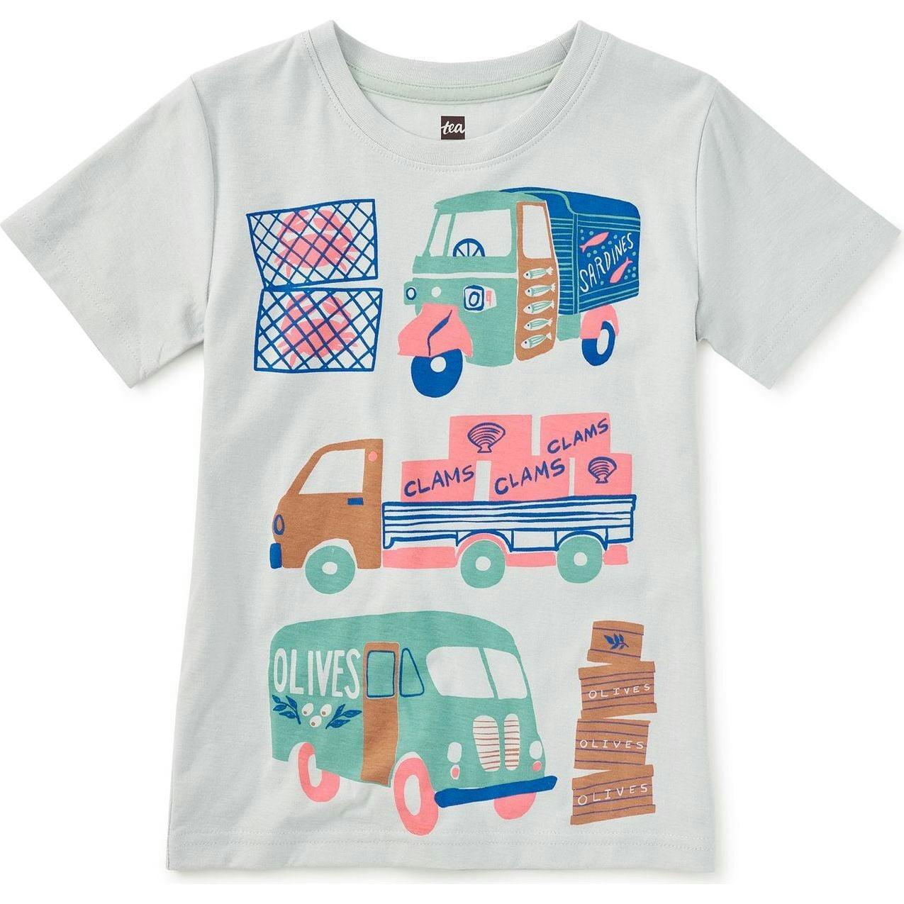 Snack Squad Graphic Tee, Blue