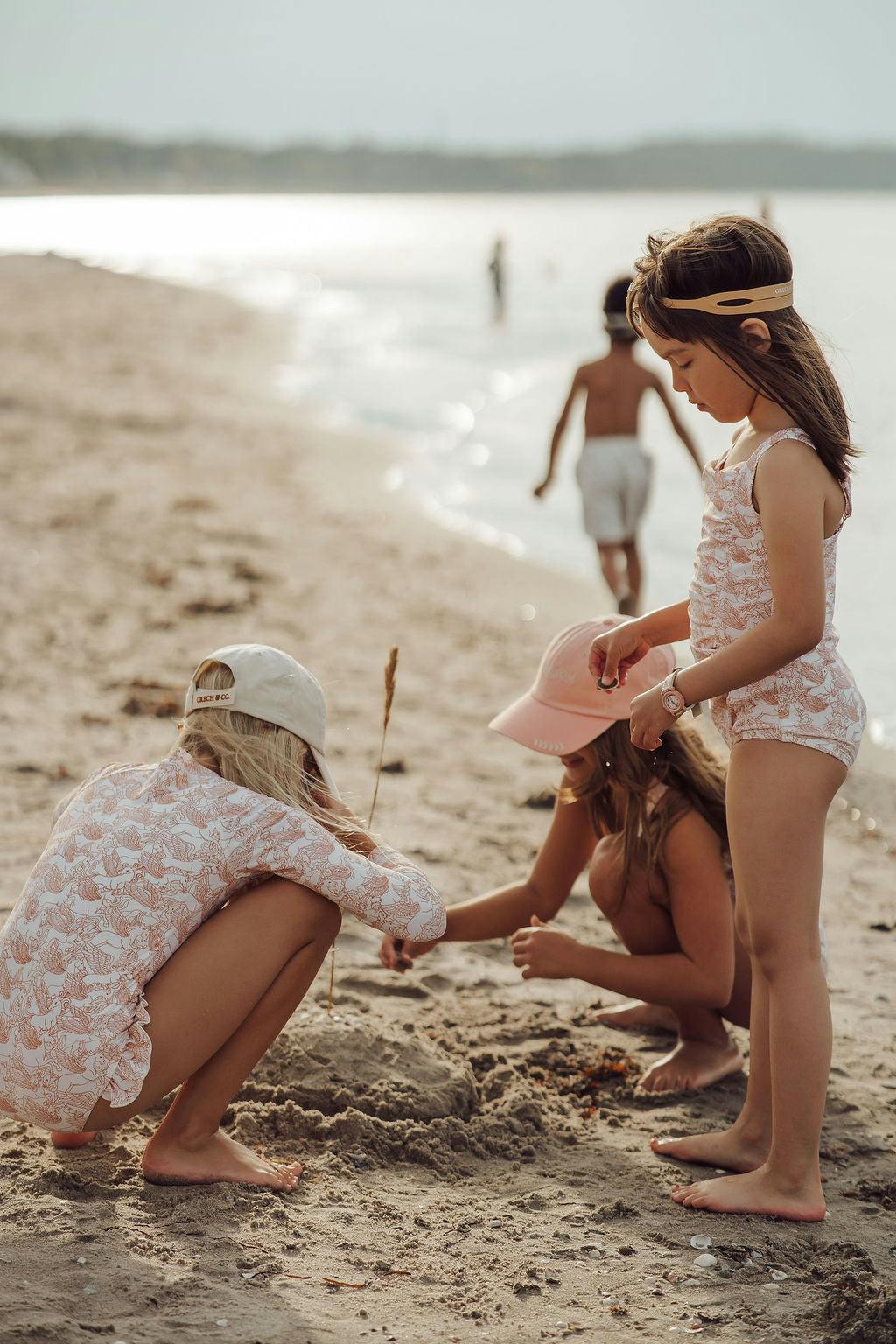 Vintage Girls 1 Piece Swimsuit | UPF + Recycled - Pegasus