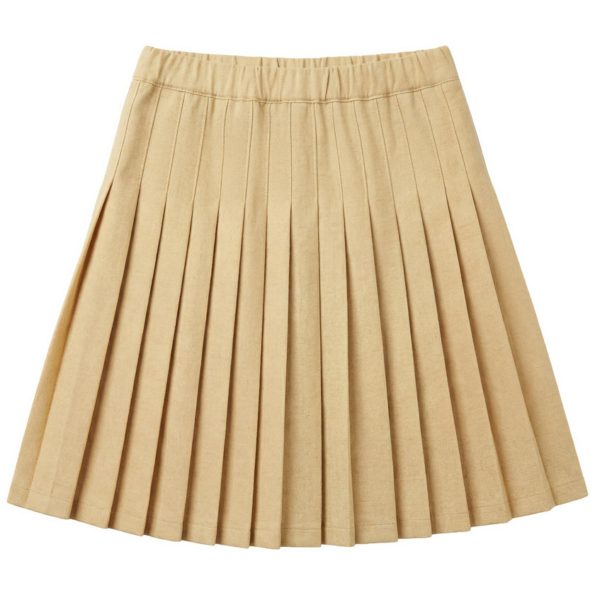 Woven Pleated Skirt