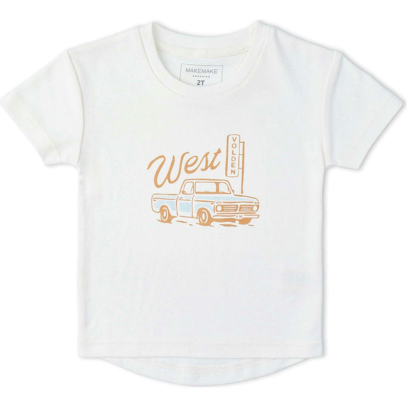 Organic Graphic Tee & Shorts Set - Wild West