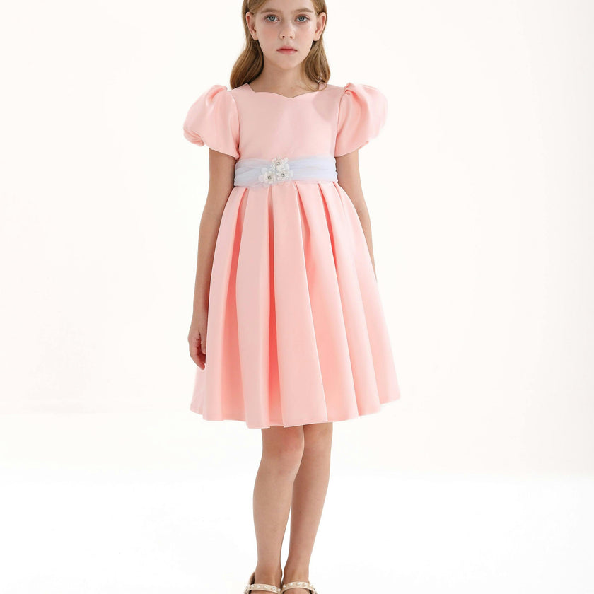 Pink Easton Teacup Belt Dress