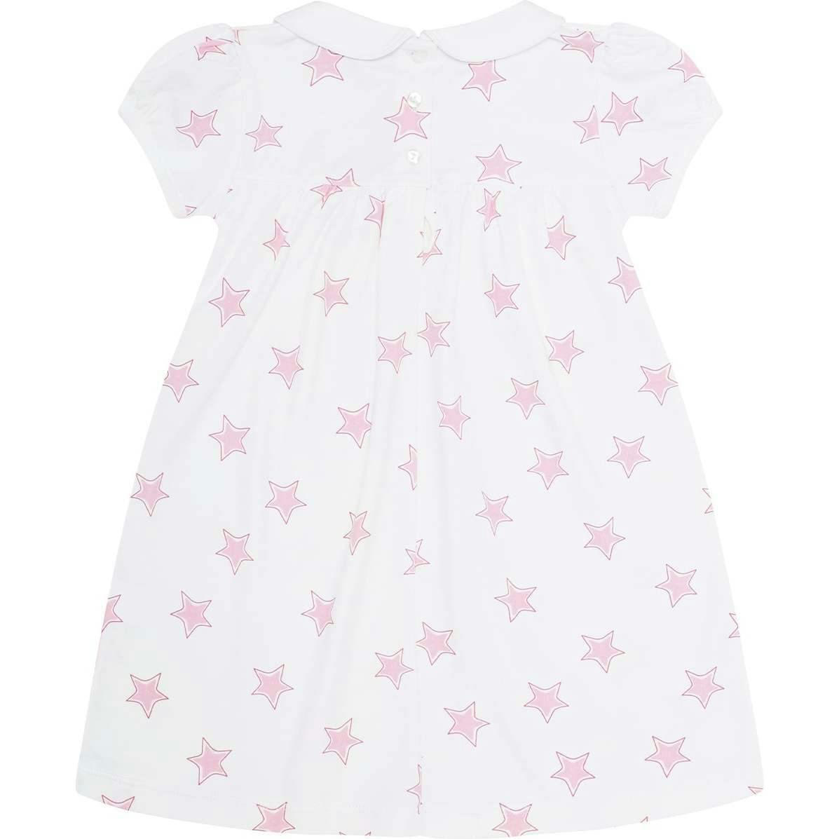 Pink Stars Print Playtime Dress