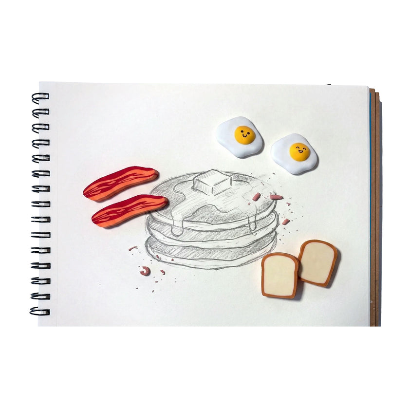 Brunch Bunch Erasers - Set of 6