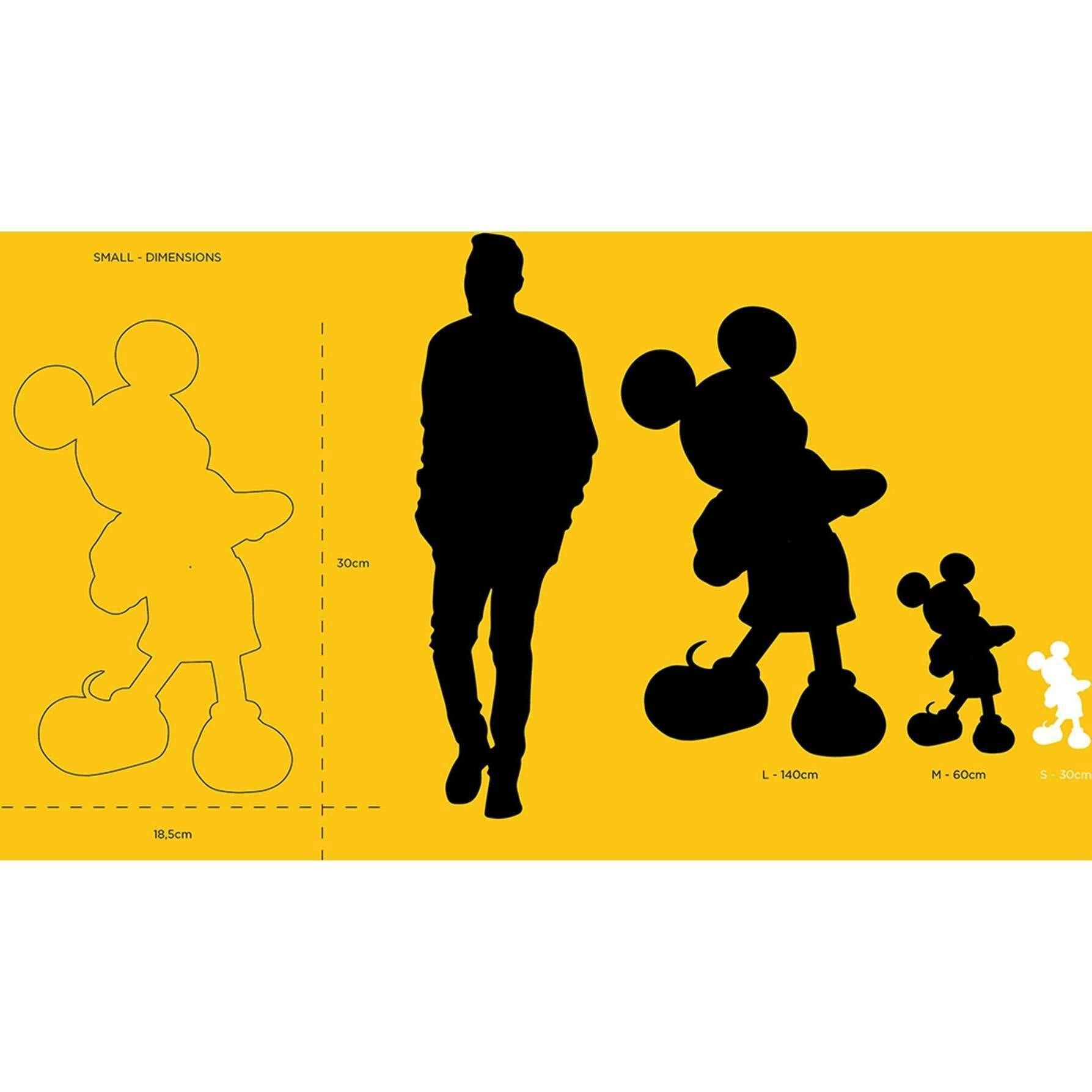 Mickey WITH LOVE Black & Gold 12in