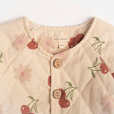 Quilted Jacket in Cherry Bloom