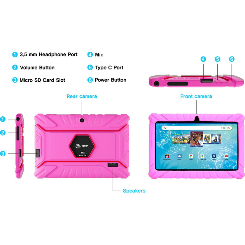 Contixo K2-V8 Kids Tablet (7in